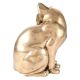 Sitting Brass Cat Figurine For Gifting