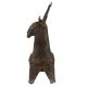 Brass Dhokra Tribal Art Reindeer Figurine