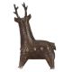 Brass Dhokra Tribal Art Reindeer Figurine