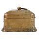 Brass Trinket Box  with Hinged Lid And Latch