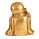 Golden Brass Monk Sees No Evil Statue