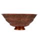 Persian Style Red Copper BowlÂ With Floral Engravings