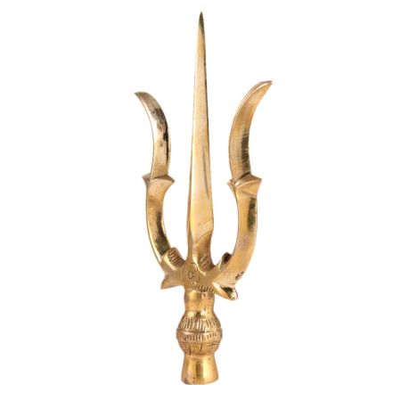 Golden Brass Lord Shiva Trishul