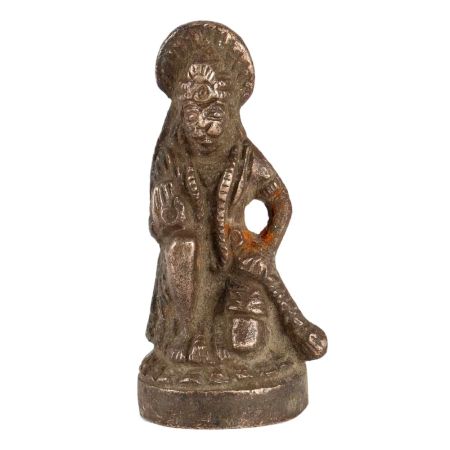 Brass Lord Hanuman Idol In Antique Finish