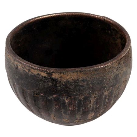 Brass Flower Pot Fluted Design