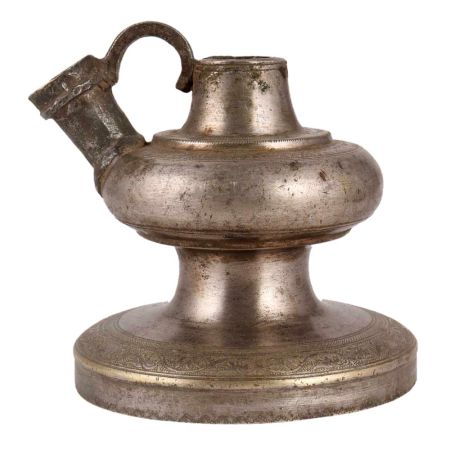 Brass Hookah Pot In Antique Style