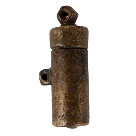 Old  Brass Lime Box Or  Chuna Dani