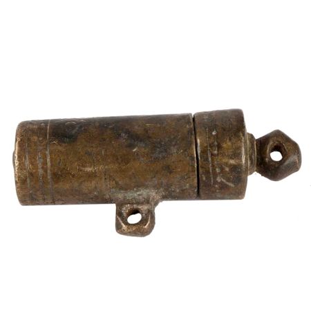 Old  Brass Lime Box Or  Chuna Dani