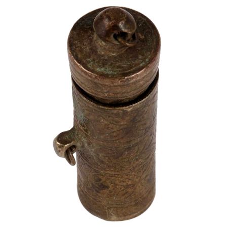 Hand Casted Brass Lime Paste Box