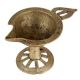 Brass Fish Diya In Antique Finish