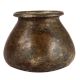 Brass Holy Water Pot In Black Finish