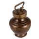 Brass Kamandal Pot In Antique Finish