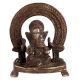 Brass Ganesha Statue On Chowki And Arch