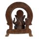 Brass Ganesha Statue On Chowki And Arch