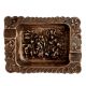 Brass Tray With Village Scene