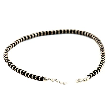 Beaded Bracelet in 92.5 Sterling Silver