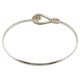 Knot Rope Bangle  92.5 Sterling Silver Bracelet