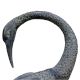 Brass Crane Statue Black Finish