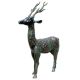 Brass Deer In Wild Animal Figurine