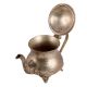Brass Tea Pot with Mughlai Engraved Flower Design