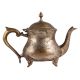 Brass Tea Pot with Mughlai Engraved Flower Design