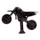 Handmade Antique Brown Brass Toy Bike On Stand