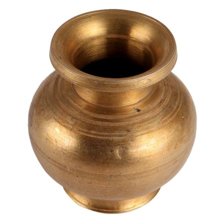 Golden Brass Kalash Water Pot