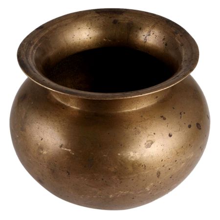 Pittal Brass Kalash Loti For Puja