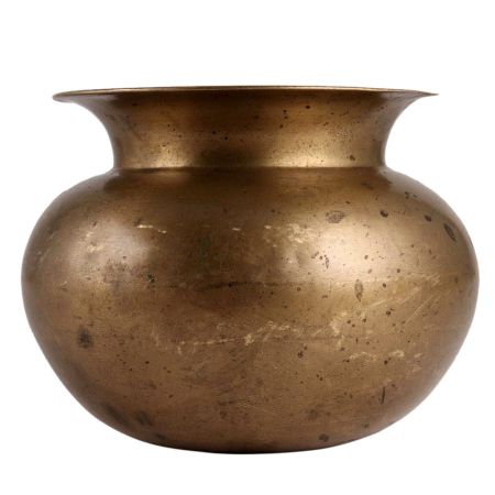 Pittal Brass Kalash Loti For Puja