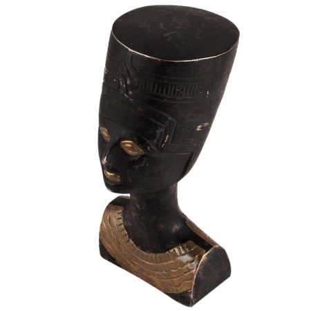 Brass Bust Of Nefertiti The Great Royal Wife of Akhenaten