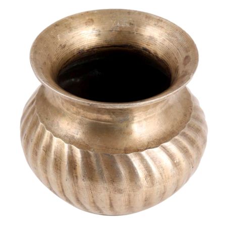 Engraved Brass Hindu RitualÂ Water Pot