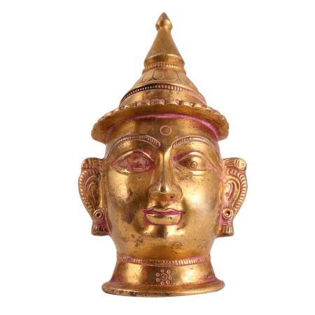 God Shiva Face Wall Mask