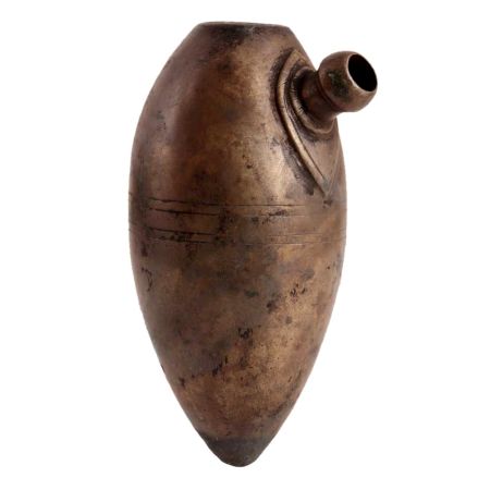 BrassÂ Hookah Base In Rustic Finish