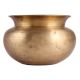 Old Brass Round Water Pot For Temple Decoration