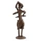 Lady Combing Hair Dhokra Brass Statue