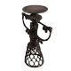 Tribal BrassÂ Woman Candle Holder In Net Design
