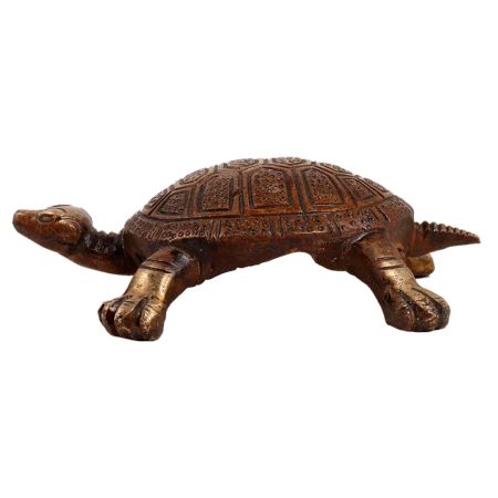 Brass Tortoise Figurine For Good Luck