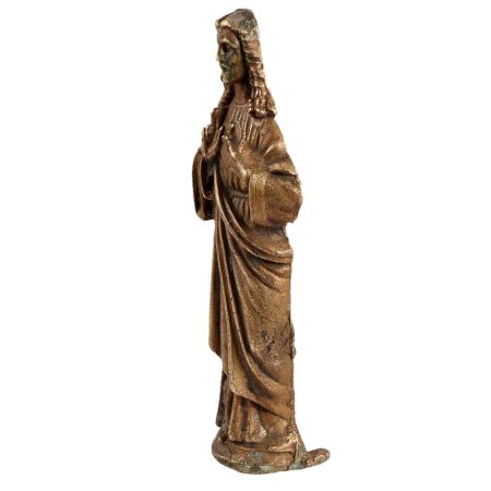 BrassÂ Figurine of the Sacred Heart of Jesus Christ