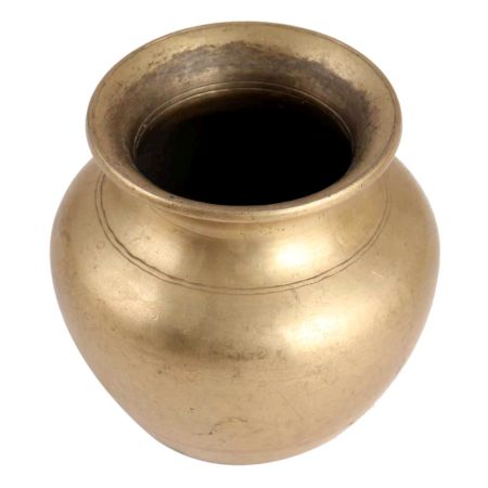 Brass Kalash Or Puja Lota IN Golden Finish