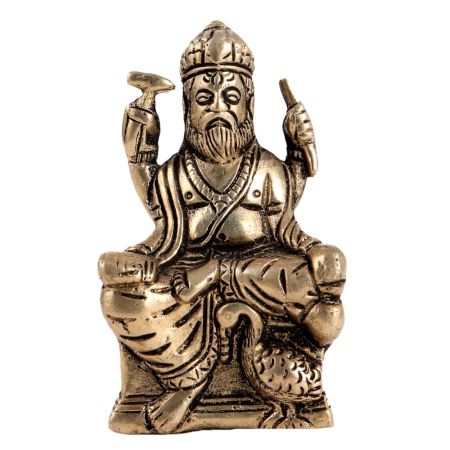 Vishwakarma God Idol in Brass