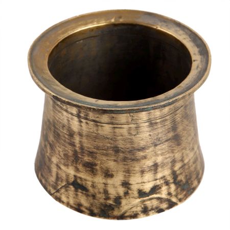 Brass Holy Water Panchpatra Cup In Antique Finish