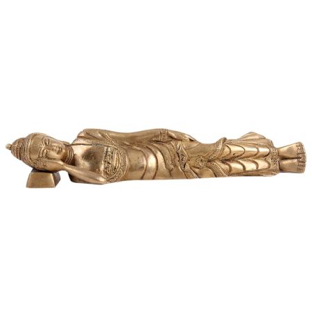 Brass Parinirvana Buddha Statue