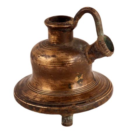 Brass Islamic Mughal Hookah Pot with Hand Engraving
