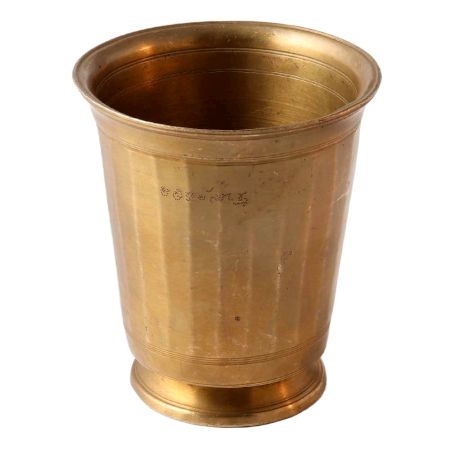 Old Brass North Indian Glass Or Tumbler