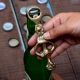 Brass Bottle Head Tribal Man Big Nose Bottle Opener