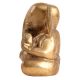 Brass Sri Ganesha IdolÂ Sitting Blessing Pose