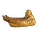 Golden Mendarian Duck Feng Shui Statue Made With Fish Bone