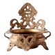 Hand Carved Ethnic Brass Urli With Legs