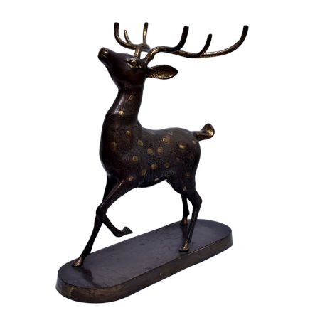 Brass Hiran Deer Idol Statue