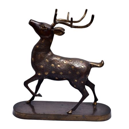 Brass Hiran Deer Idol Statue